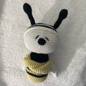 Hand crocheted Adorable Bumble Bee amigurumi Doll